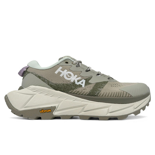 HOKA Skyline-Float X hybrid hiking shoe- green/celadon tint